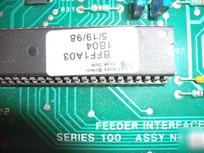 Pitney bowes 8300 part: feeder interface board 3187000