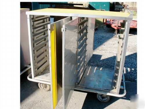 Stainless steel hospital food service-tool carts (2) 