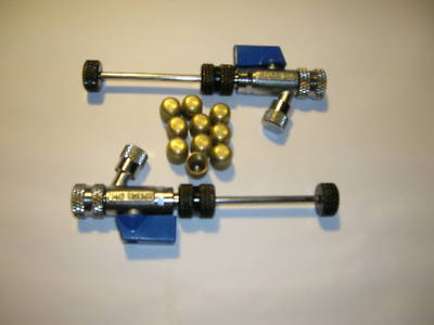 Valve core removers (2) - cliplight w/extra access port