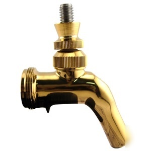 Perlick perl tarnish free brass draft beer faucet tap