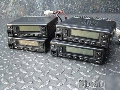 4 ea kenwood tk-880 uhf mobile radio type 3 403-430 mhz