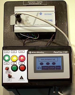 Allen bradley plc training micrologix panelview trainer