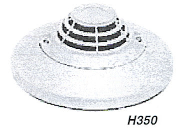 Firelite H350 intelligent addressable heat detector