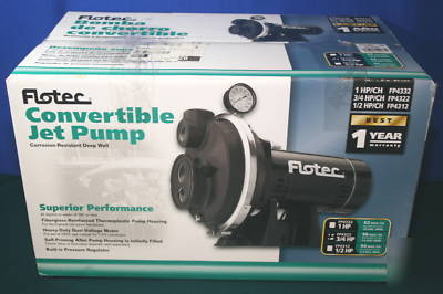 Flotec 3/4 hp deep well convertible jet pump FP4322
