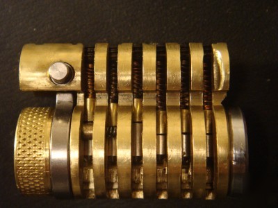 Locksmith practice lock pick schlage ic C123 cylinder