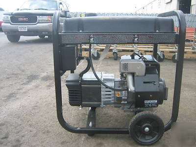 New coleman 6250 gas powered portable generator 10 hp , 