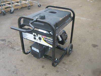 New coleman 6250 gas powered portable generator 10 hp , 