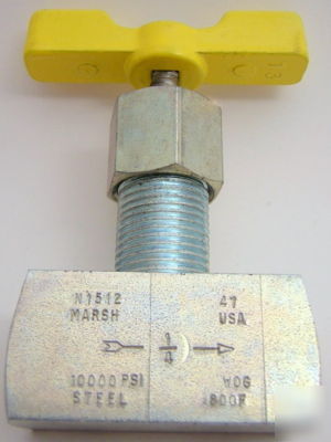 New marsh N1512-6755 needle valve 1/4