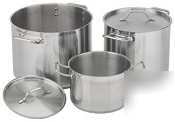 New nsf stainless steel stock pot with lid, 80 qt