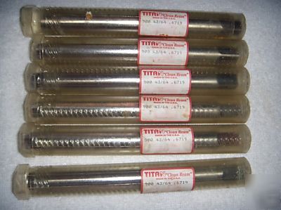 New titan usa - hss hand reamers .6719 ~ brand 