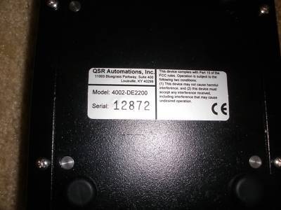 Qsr automations epic video controller model 4002-DE2200