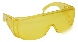 Sas killer bee yellow uv safety work glasses survivair