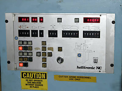 Walter helitronic cnc grinder model 30NC him a x & y 