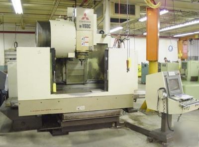 Mitsubishi m-V60C vertical machining center 50 taper