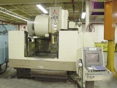 Mitsubishi m-V60C vertical machining center 50 taper