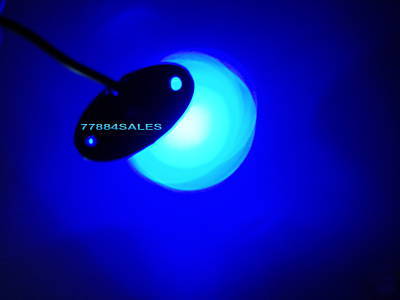 12V 5 x 4 led pod accent doom neon blue spot light BL4B