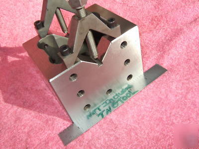 Grind cube clamps machinist/toolmaker, hardened 1/4X20 