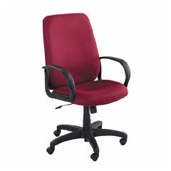 Muv executive high back chair 26X27X4434 blue