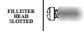 1/4-20 x 1-3/8 nylon fillister hd screw 100/pkg S13128