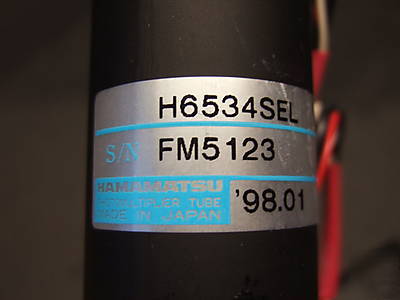 Hamamatsu photomultiplier tube H6534SEL