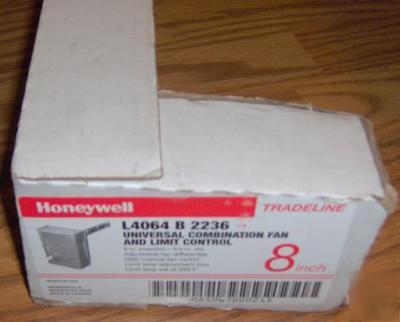 Honeywell L4064B2236 combination fan and limit control 