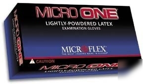 Microflex micro one lightly-powdered latex : mo-150-m