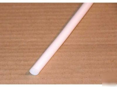 Natural white ptfe 8MM solid round bar x 330MM long