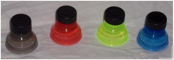 New brand 4 pack pop tops screw on cap spouts for cans