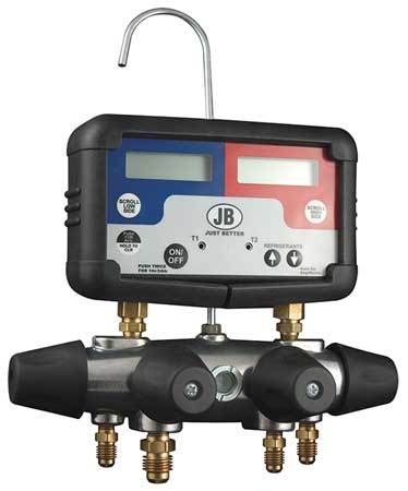 New jb DM4-3 4 valve digital manifold hvac 