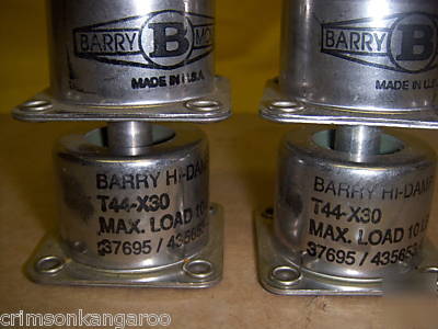 New lot of 4 barry mounts isolation vibration control