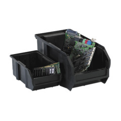 Shoplet select black conductive bins 8 14 x 14 34 x 7