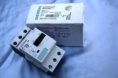 Siemens 3RV1011 circuit breaker motor starter protector