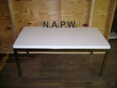 Table w/ stainless steel legs & laminate top