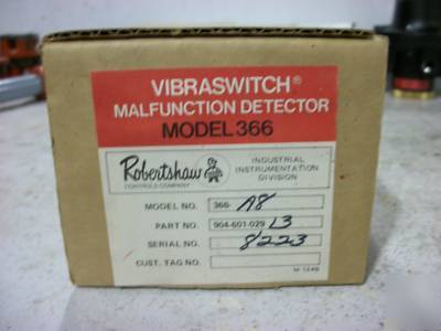 New vibraswitch model 366 366-A8 malfunction detector 