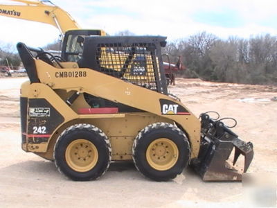 2003 caterpillar 242 skid steer loader