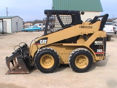 2003 caterpillar 242 skid steer loader