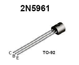 2N5961 npn transistor design kit with pcb