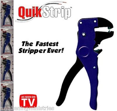 (4) quick strip automatic self adjusting wire stripper 