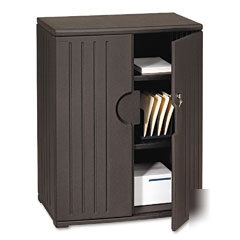 Iceberg officeworks 46 high storage cabinet