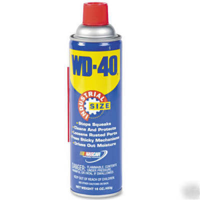 Industrial size wd 40 spray lubricant 16 oz 2 day ship