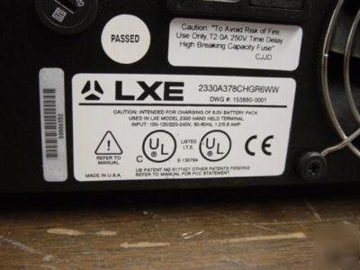 Lxe charger plus 5 slot battery charger for lxe MX1