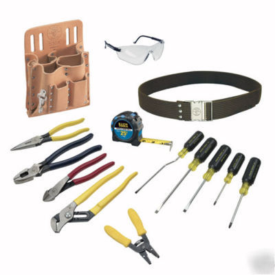 New klein 80014 14 piece electrician tool set 