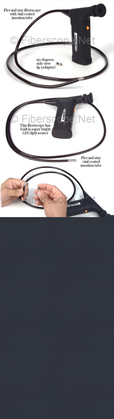 Portable flexible borescope, fiberscope 9MM (0.35 inch