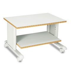 Safco bilevel mobile printer stand