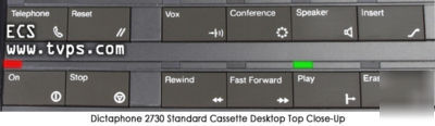 Dictaphone 2730 standard cassette dictator