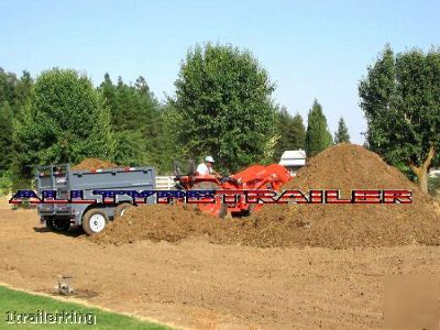 2010 model enclosed box hydraulic remote dump trailer 