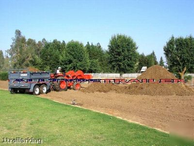 2010 model enclosed box hydraulic remote dump trailer 