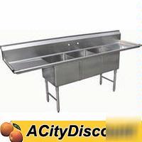 3 compartment sink 24 x 18 x 14 - 2, 18