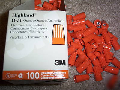 3M highland h-31 orange electrical connectors wire nuts