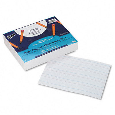 Handwritng paper grade k 1-1/8